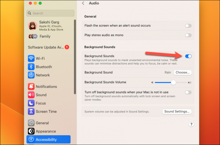 Macでバックグラウンドサウンドを再生する方法