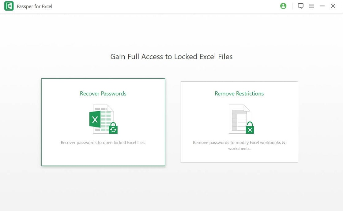 recover password