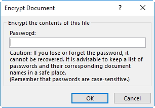 encrypt word document