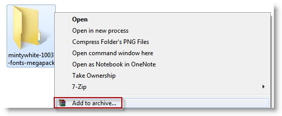 add archive rar