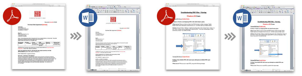 convert pdf to word on mac with 04
