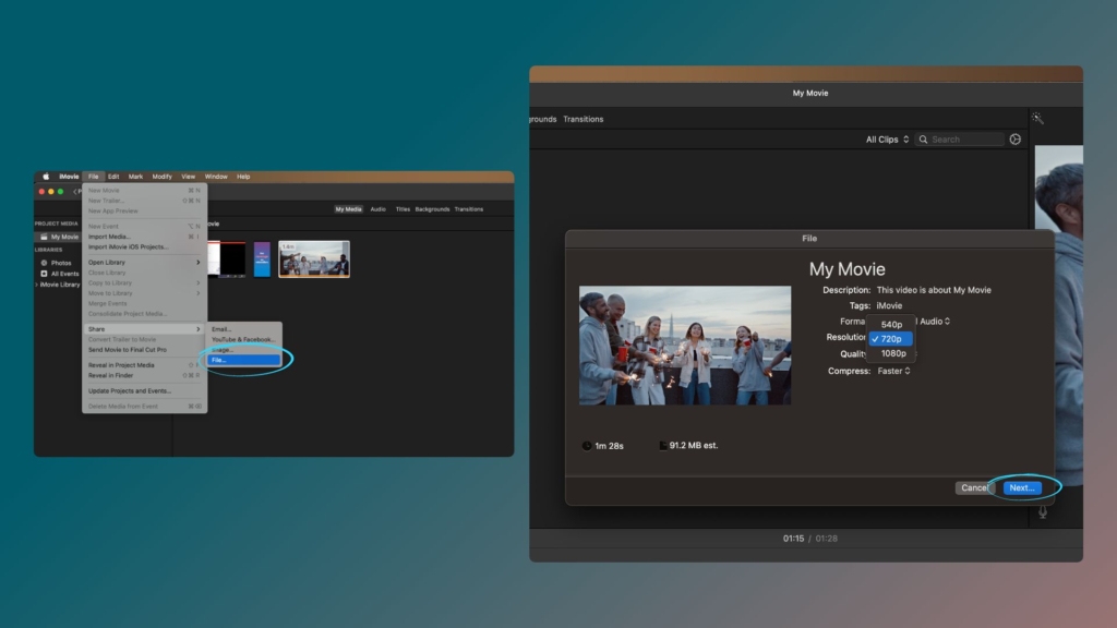 How to compress a video file on Mac utilizing iMovie