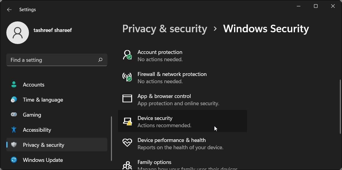 Windows 11 privacy and security