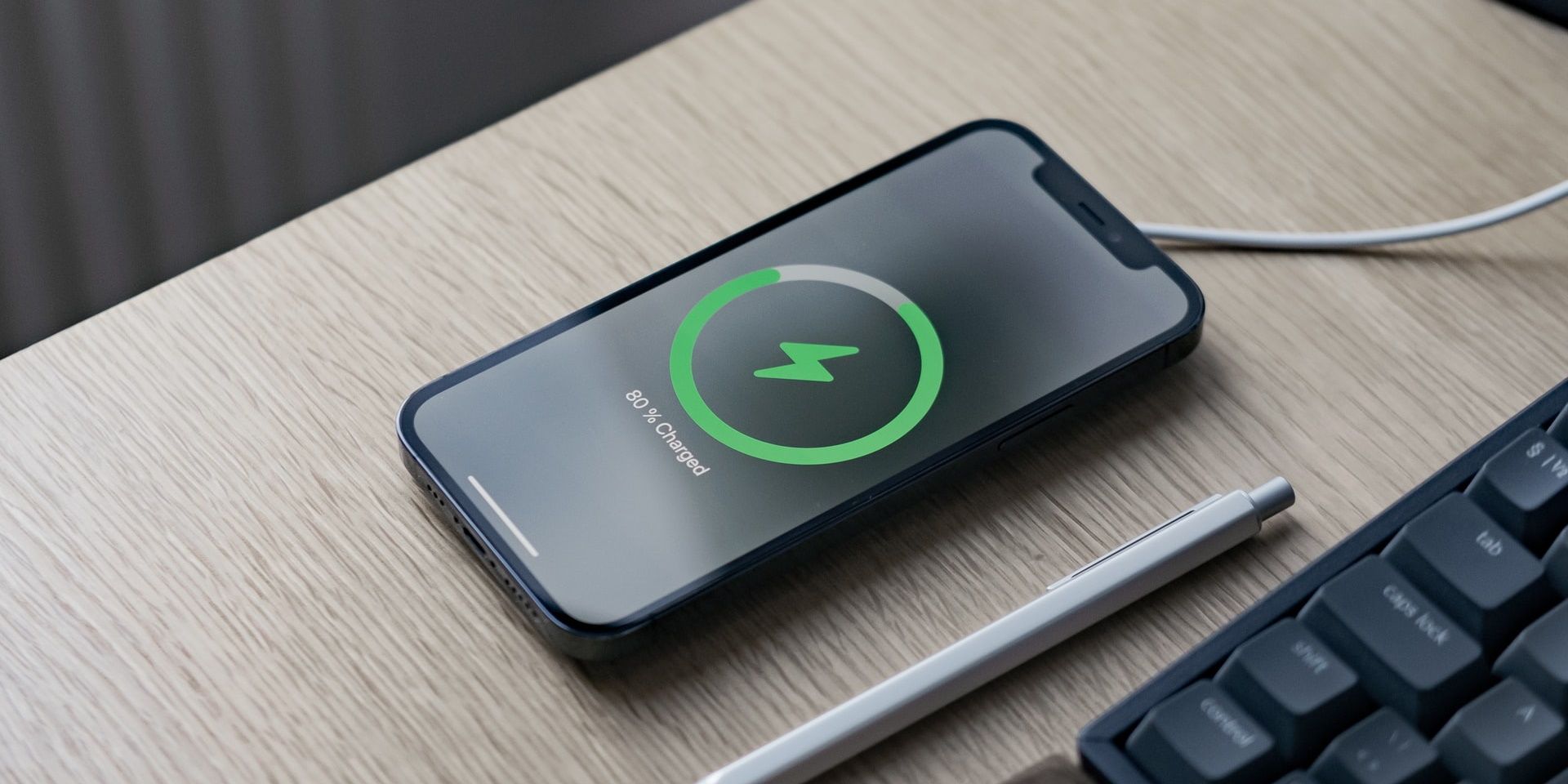 MagSafe charging on iPhone