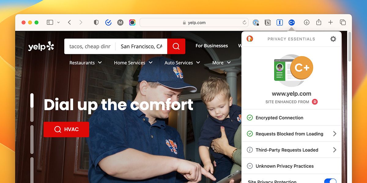 DuckDuckGo privacy extension for Safari