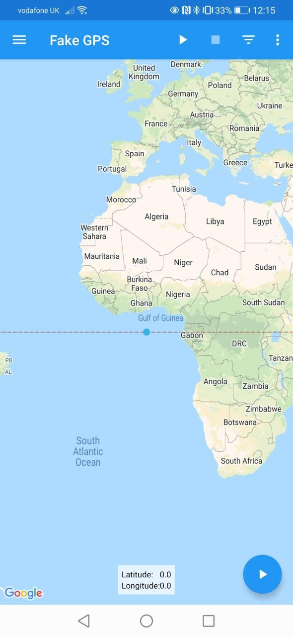 fake gps map