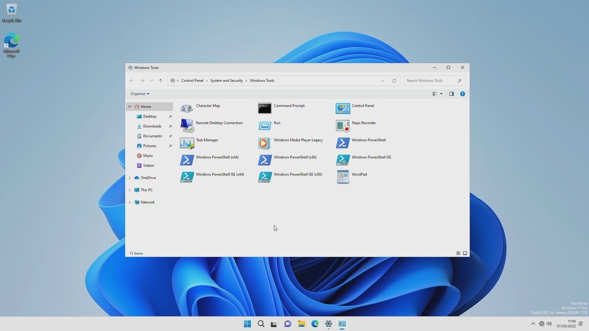 Windows 11 running on a Raspberry Pi 4 with 8GB RAM