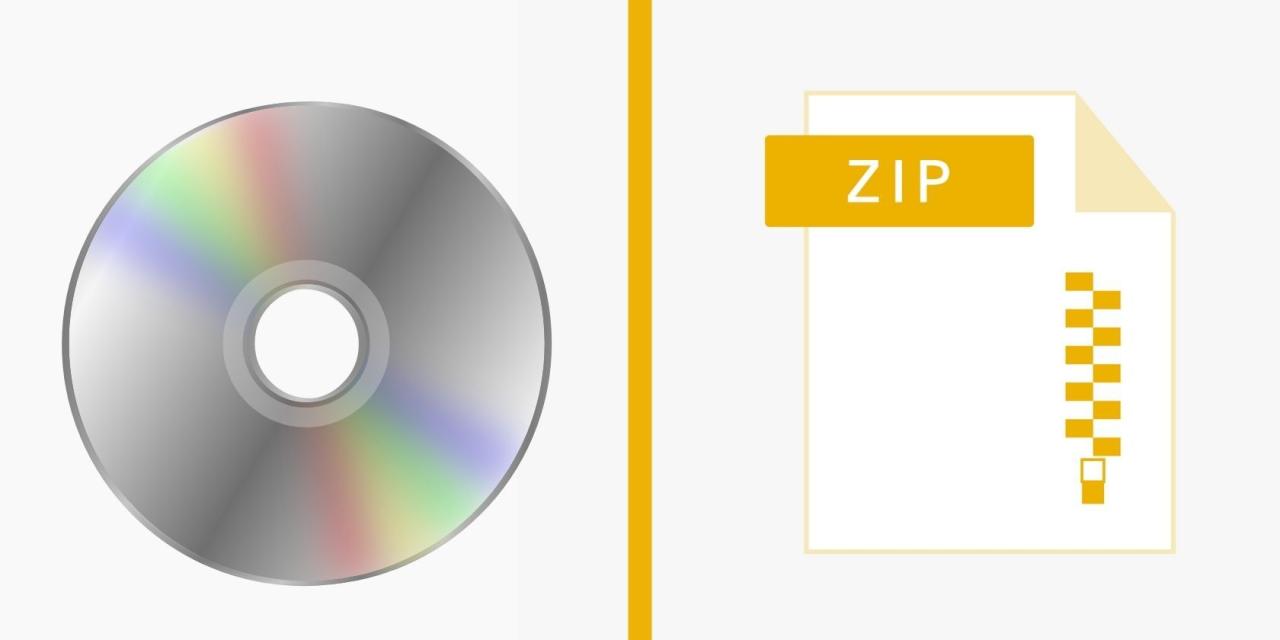 image showing iso and zip icon