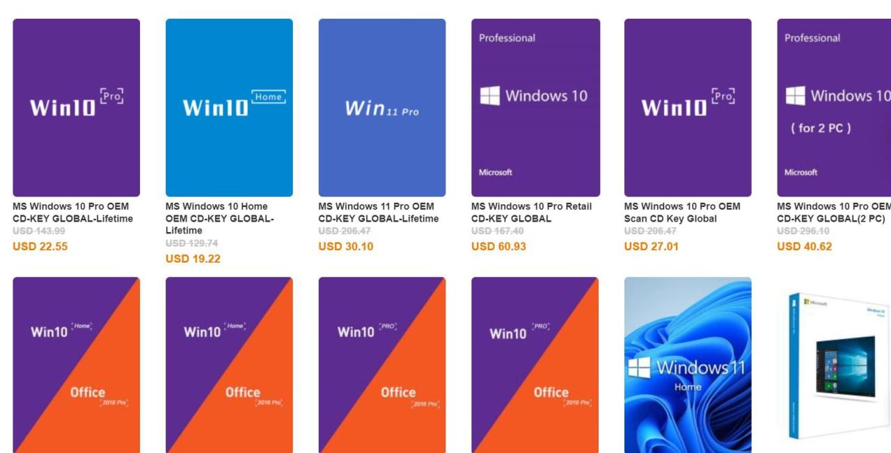 Windows product keys on sale at Whokeys