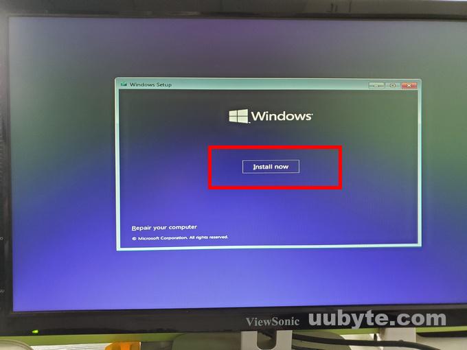 install windows-10