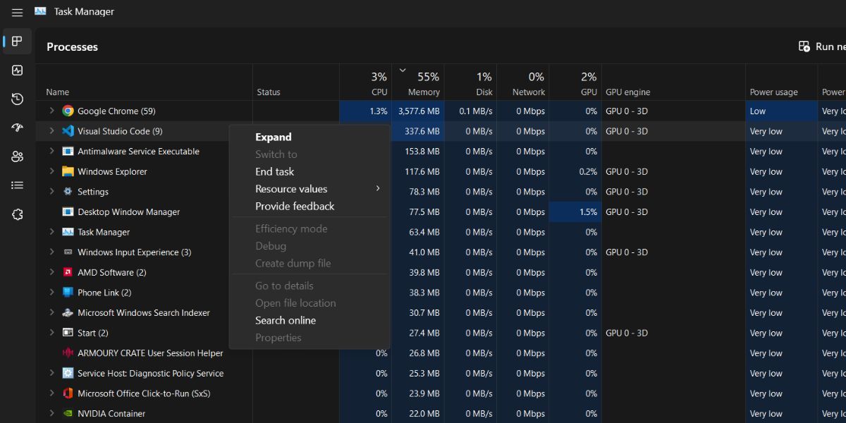 Terminate Visual Studio Code and Restart