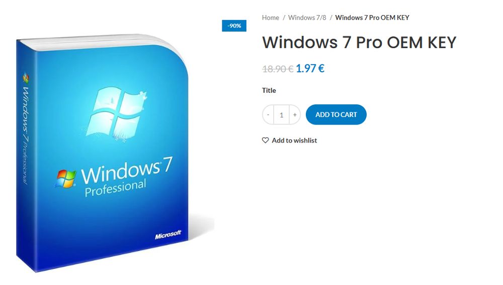 Buying a windows 7 key online