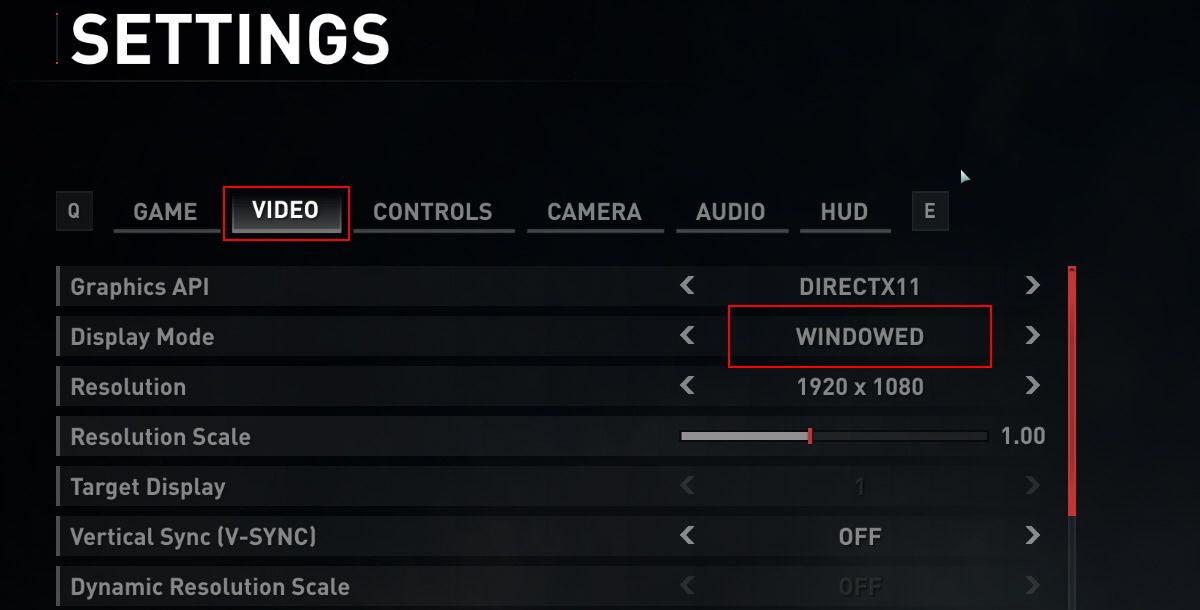 World War Z Game Video Settings