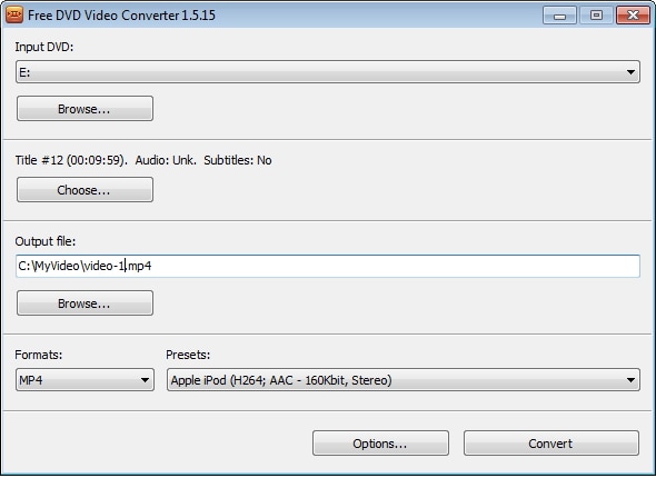 DVDVideoSoft Free DVD Video Converter