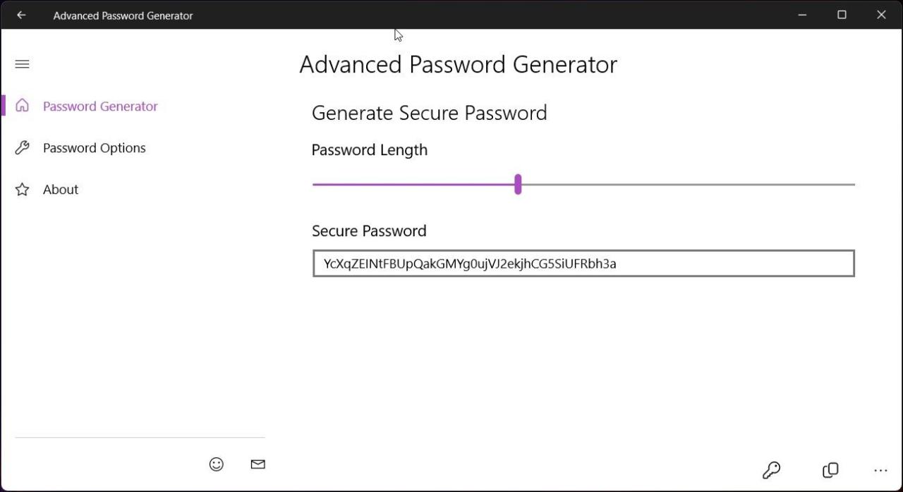 advanced password generator