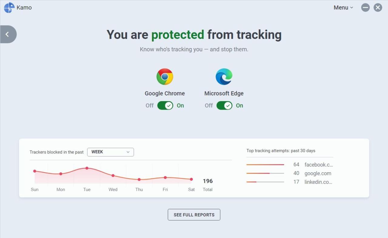 Kamo\'s Tracking protection 